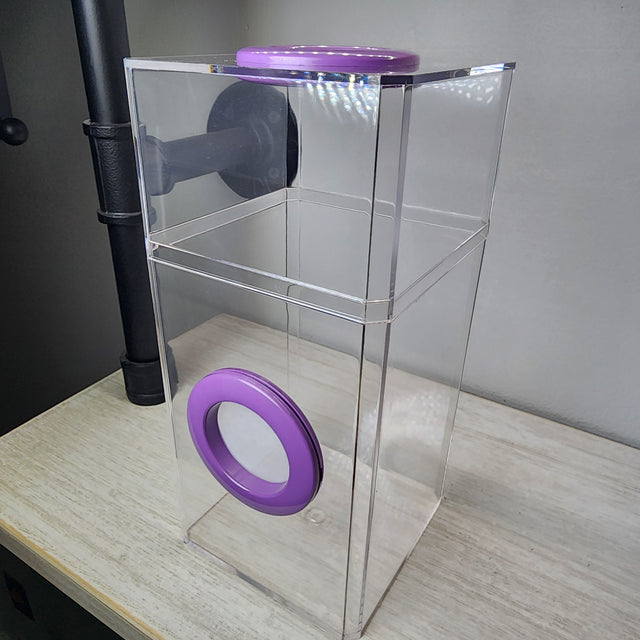 B-STOCK Classic Dual Vent Spider Condo Jumping Spider Enclosure (holds Fruitflies)