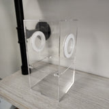 Flat Top Magnetic Dual Vent Jumping Spider Enclosure 4X4X8