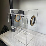 Large Flat Top Magnetic 5x5x8 Front Opening Jumping Spider Enclosure