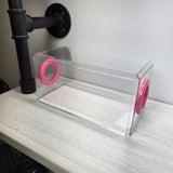 Phid Flat Sling Nursery Jumping Spider Enclosure 8.5x4x4(holds fruit flies)