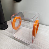 Mini Den Flat Top 3x3x3 Jumping Spider Enclosure (holds fruit flies)