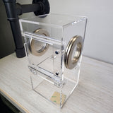 Mini Flat Top 3x3x6 Magnetic Front Opening Jumping Spider Enclosure