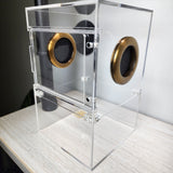 Large Flat Top Magnetic 5x5x8 Front Opening Jumping Spider Enclosure