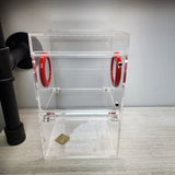 Large Flat Top Magnetic 5x5x8 Front Opening Jumping Spider Enclosure