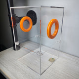 Large Flat Top Magnetic 5x5x8 Jumping Spider Enclosure (holds fruit flies)