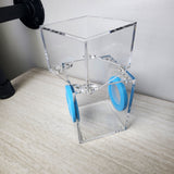 Mini Flat Top Magnetic 3x3x6 Upright Dual Vent Jumping Spider Enclosure (holds fruit flies)