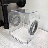 Den Flat Top 4x4x4 Jumping Spider Enclosure (holds fruit flies)