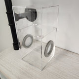 Flat Top Magnetic Dual Vent Jumping Spider Enclosure 4X4X8