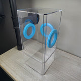 B-STOCK Flat Top Tri Vent Spider Condo Jumping Spider Enclosure (holds fruit flies)