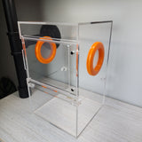 Large Flat Top Magnetic 5x5x8 Front Opening Jumping Spider Enclosure