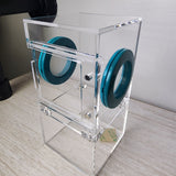 Mini Flat Top 3x3x6 Magnetic Front Opening Jumping Spider Enclosure
