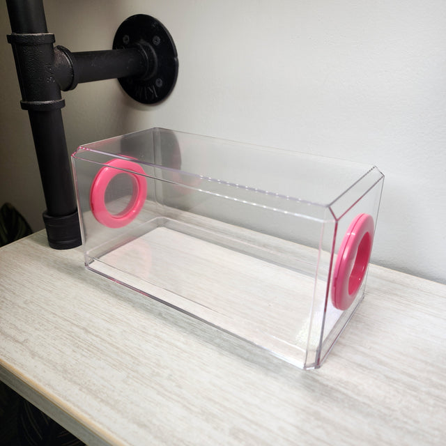 Phid Flat Sling Nursery Jumping Spider Enclosure 8.5x4x4(holds fruit flies)