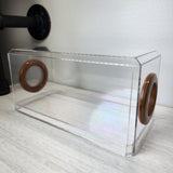 Phid Flat Sling Nursery Jumping Spider Enclosure 8.5x4x4(holds fruit flies)