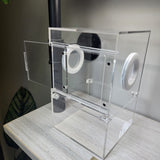 Large Flat Top Magnetic 5x5x8 Front Opening Jumping Spider Enclosure