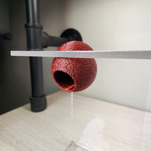 Textured Disco Ball Hide - Magnetic Spider Hide for Jumping Spiders