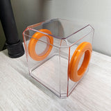 Mini Den Flat Top 3x3x3 Jumping Spider Enclosure (holds fruit flies)