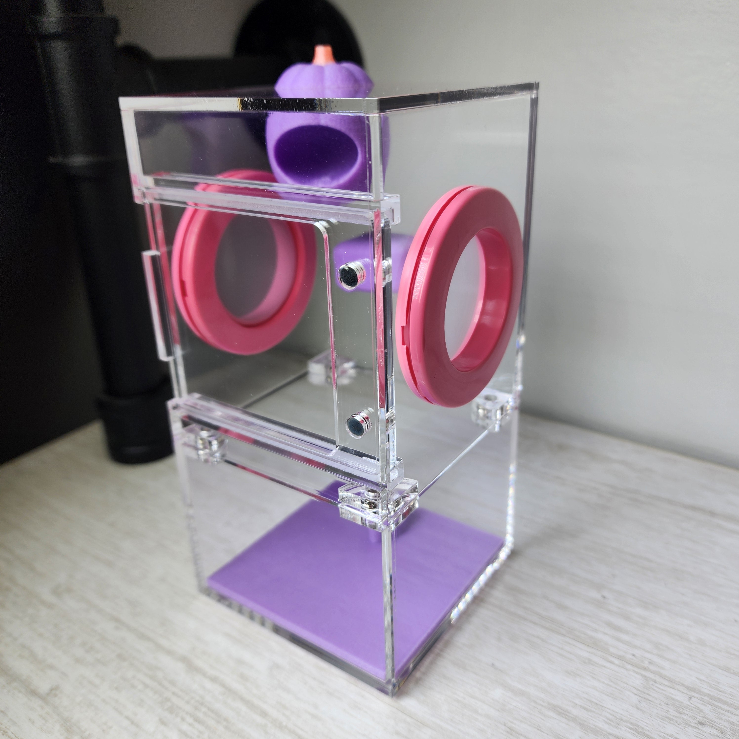 Mini 3x3x6 Magnetic Jumping Spider Enclosure | BigFATPhids