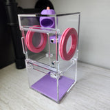 Mini Flat Top 3x3x6 Magnetic Front Opening Jumping Spider Enclosure