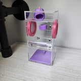 Mini Flat Top 3x3x6 Magnetic Front Opening Jumping Spider Enclosure