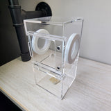 Mini Flat Top 3x3x6 Magnetic Front Opening Jumping Spider Enclosure