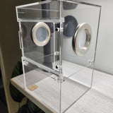 Large Flat Top Magnetic 5x5x8 Front Opening Jumping Spider Enclosure