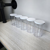 5 Pack of 40 Dram Vials with lid.
