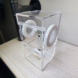 Mini Flat Top 3x3x6 Magnetic Front Opening Jumping Spider Enclosure