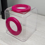 Mini Den Dual Vent 3x3x3 Jumping Spider Enclosure (holds fruit flies)