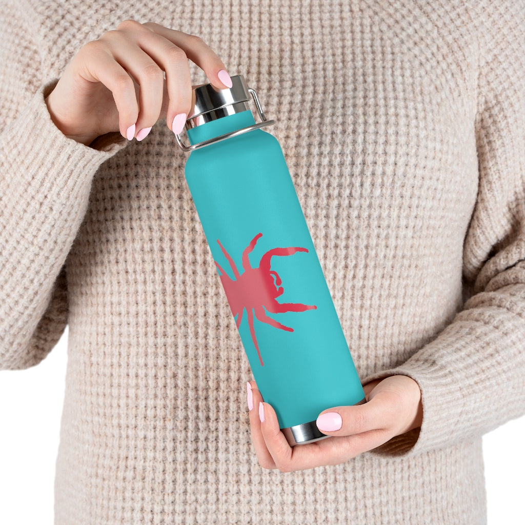 22oz Vacuum Insulated Bottle with BFP "JumpingSpider"cover art