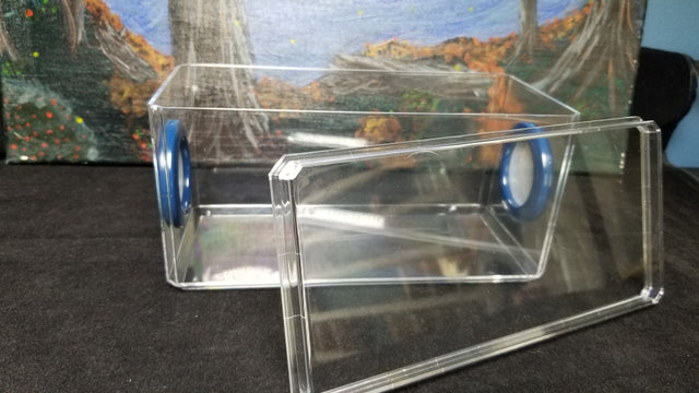 Phid Flat Sling Nursery Jumping Spider Enclosure 8.5x4x4(holds fruit flies)