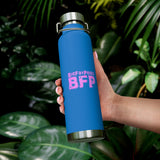 BFP Logo Art 22oz Vacuum Insulated Bottle Stay Hydrated in Style for "JumpingSpider" fun.