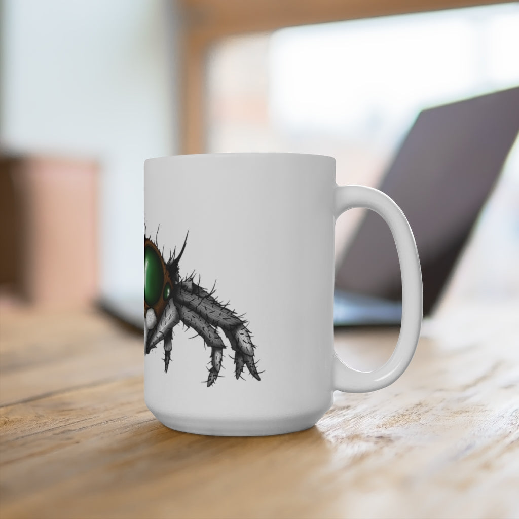 Coffee Mug 15oz featuring Dudley the Jumping Spider