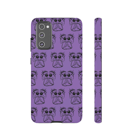 Tough Cases  Featuring BFP Jumping Spider Print on Purple