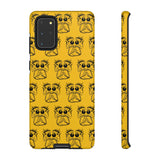 Tough Cases  Featuring BFP Jumping Spider Print on Yellow
