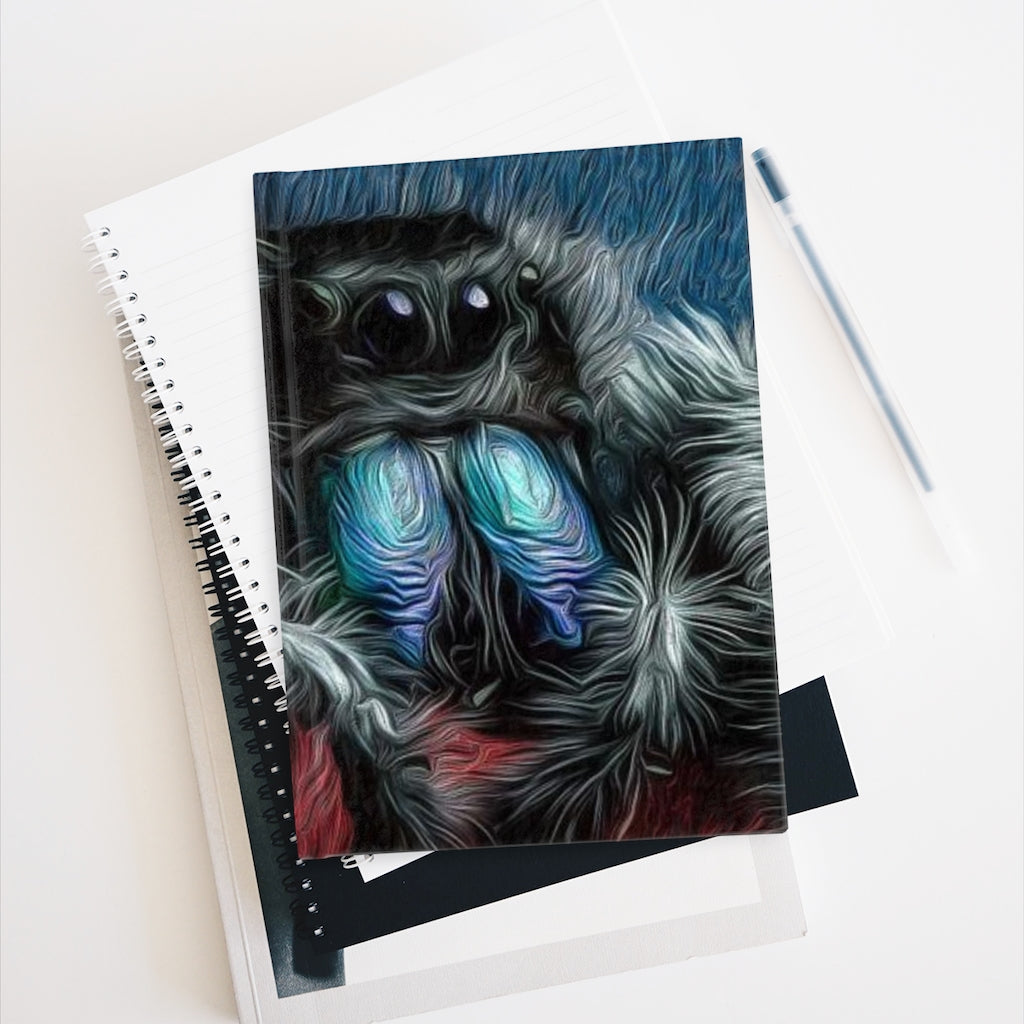 Jumping Spider Journal With Unlined Paper