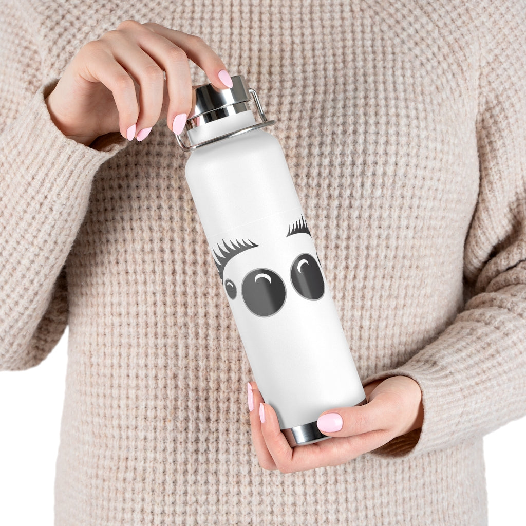 22oz Vacuum Insulated Bottle with "JumpingSpider" Eyes