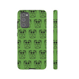 Tough Cases  Featuring BFP Jumping Spider Print on Green