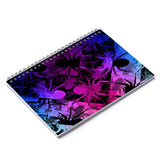 Spiral Notebook Lined Paper with Jumping Spider Print